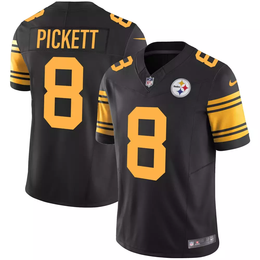 Pickens 14 Pittsburgh Steelers Vapor Stitched Jersey | Black Super Bowl IX Edition | Limited Edition Fan Gear | For Men, Women & Youth