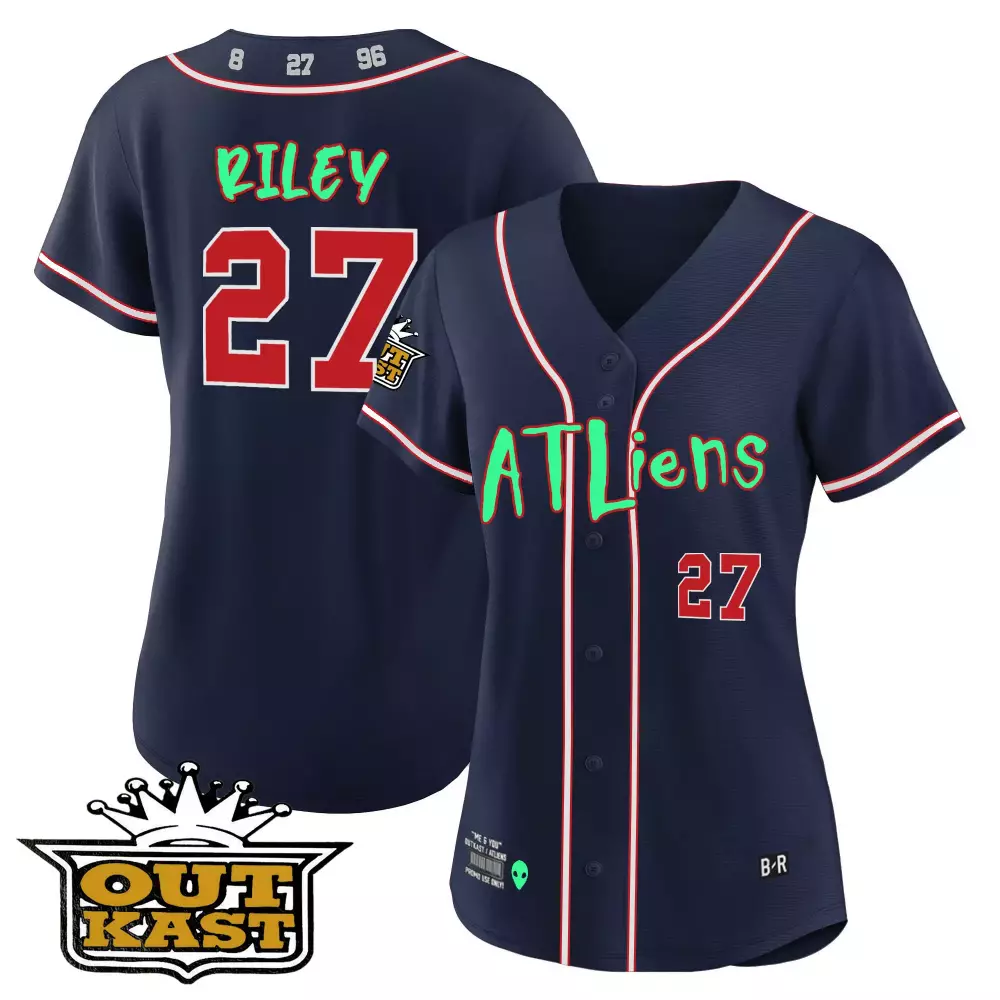 riley 27 atlliens 2023 women s all stitched vapor jersey navy green red
