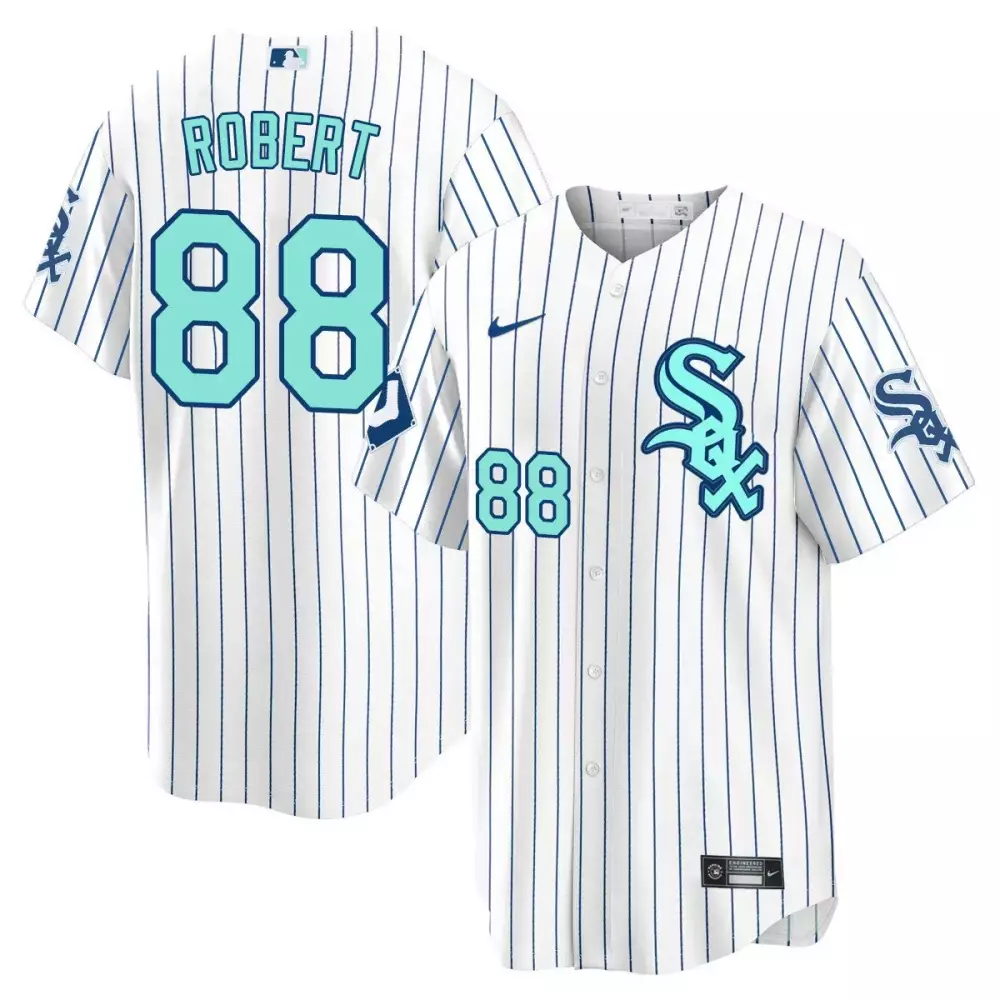 Robert 88 Chicago White Sox 2023 Stitched Vapor Jersey | Classic White & Blue | Replica Fan Gear for Men, Women & Youth