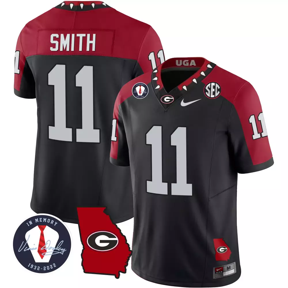 Ringo 5 Georgia Bulldogs 2023 Women's Stitched Vapor Jersey | White & Red | For Men, Women & Youth