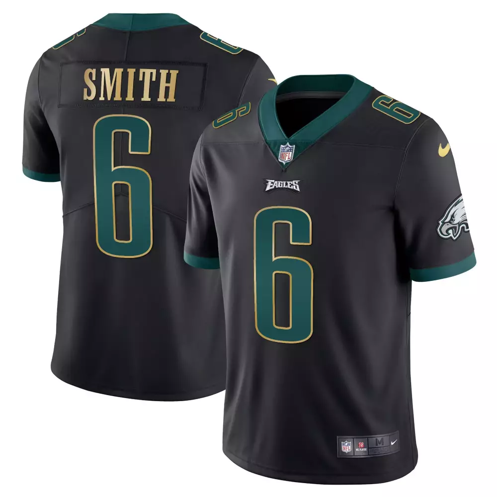 Smith 6 Philadelphia Eagles 2018 Super Bowl LII Edition Jersey | Stitched Vapor Fan Gear | For Men, Women & Youth