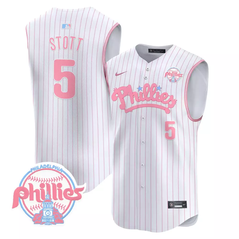 Stott 5 Philadelphia Phillies 2023 Vapor Jersey | Purple Edition Stitched Fan Gear | For Men, Women & Youth