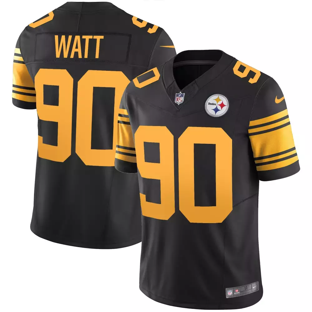 T.J. Watt Air Force Men's Pittsburgh Steelers 2024 Salute to Service Vapor Limited Jersey | Stitched | For Men, Women & Youth