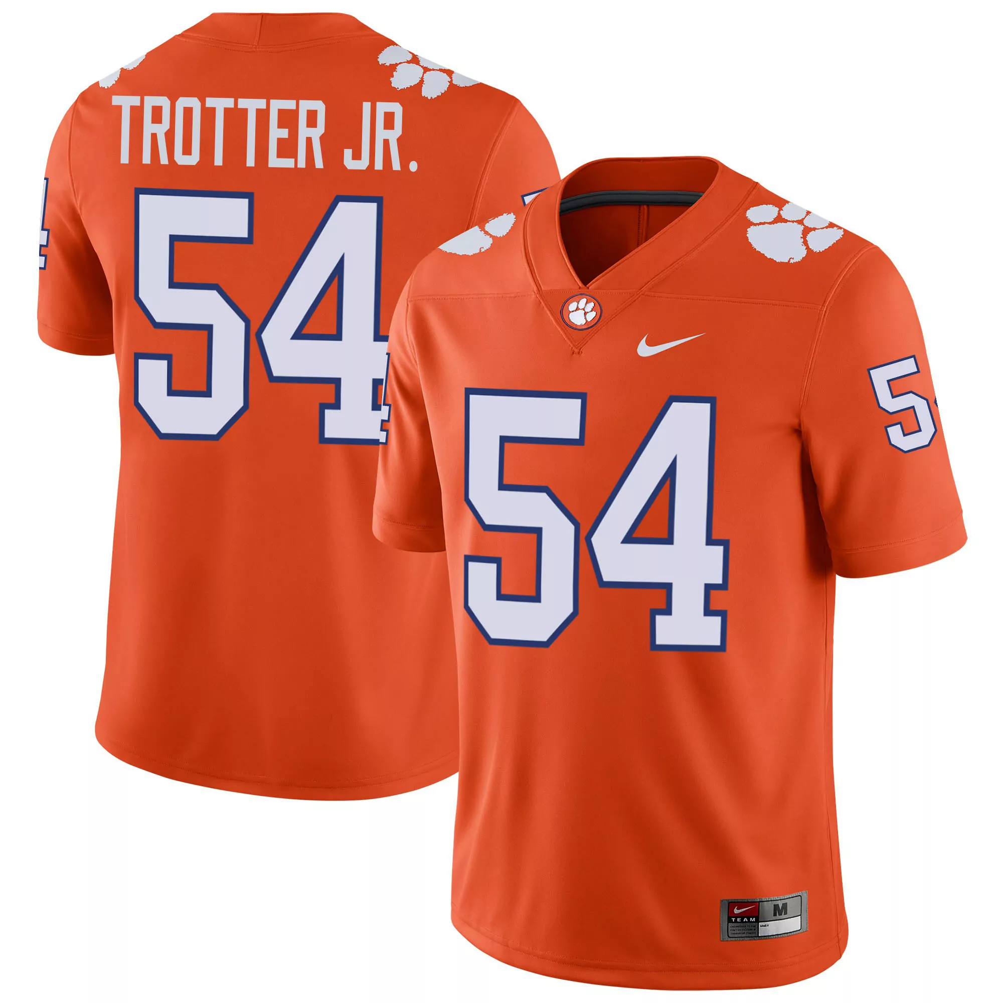 shipley 1 clemson tigers 2018 men s all stitched vapor jersey national champions orange
