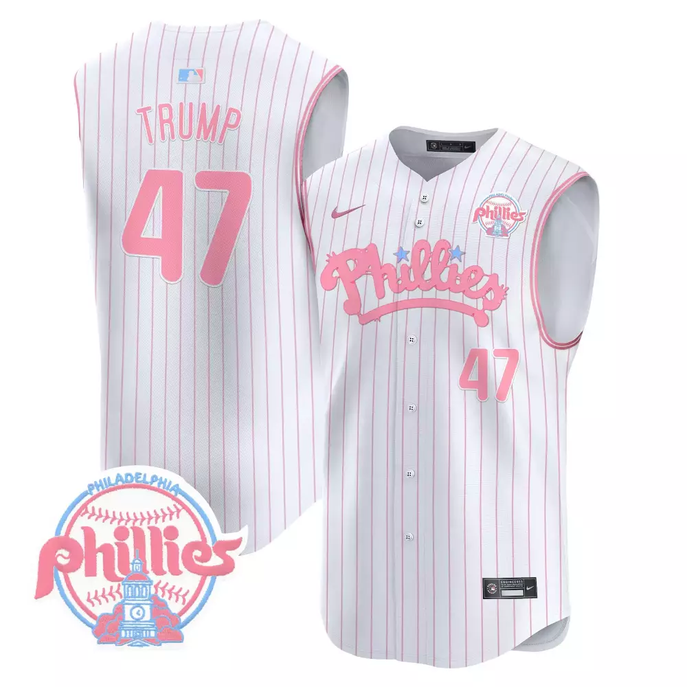 trump 47 philadelphia phillies 2023 men s all stitched vapor jersey orange goku design