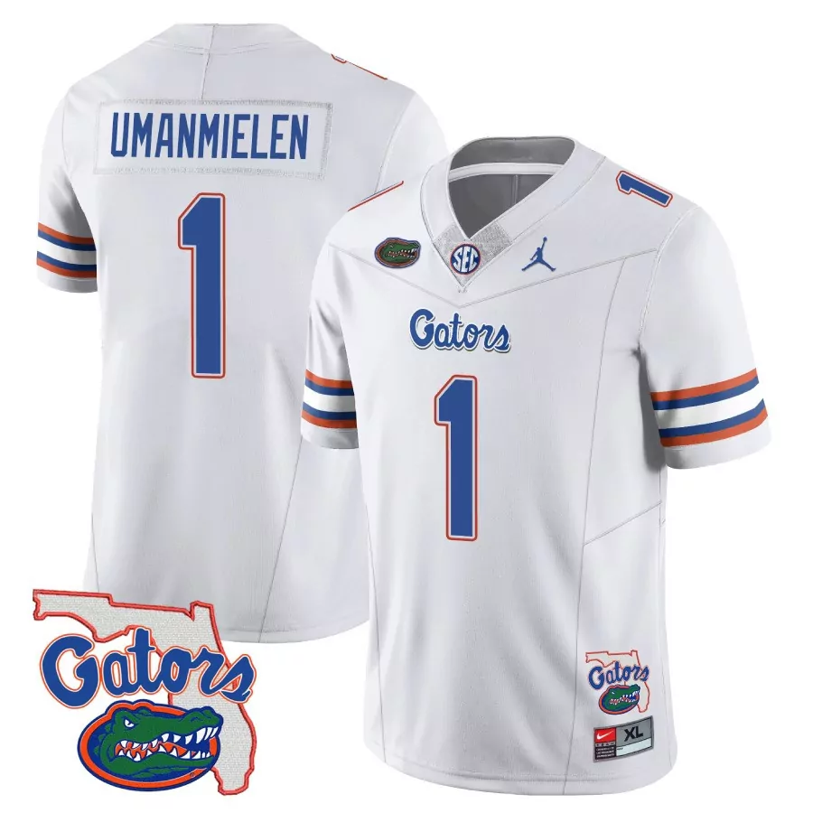 umanmielen 1 florida gators 2023 men s all stitched vapor jersey blue xl
