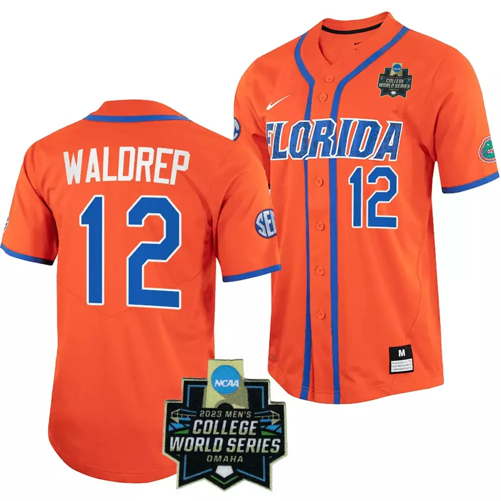 Walsh 15 Women's Stitched Vapor Jersey | White Florida Gators 2025 with WCWS SEC Patch | Game Day Outfit for Women