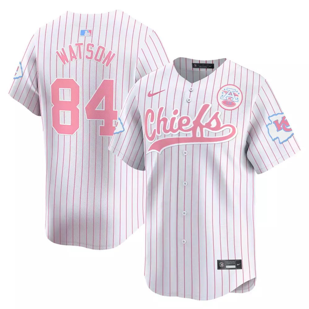 Watson Kansas City Chiefs 2023 Pink Edition Jersey | Stitched Vapor Style | Limited Edition Fan Gear | For Men, Women & Youth