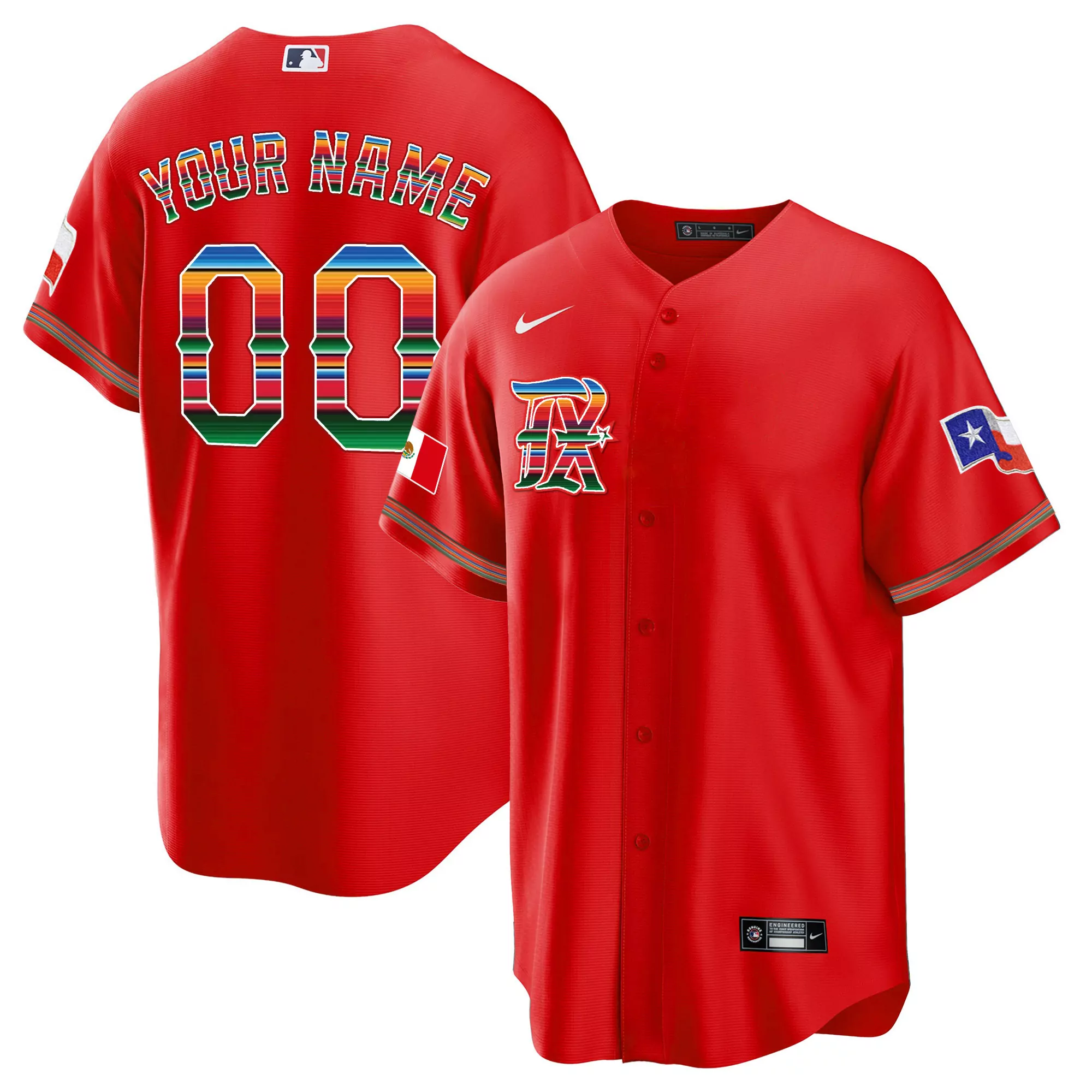 your name 00 team name 2023 men s all stitched vapor jersey red