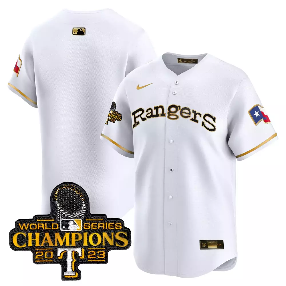 Texas Rangers 2023 Vapor Jersey | All Stitched White Edition | For Men, Women & Youth