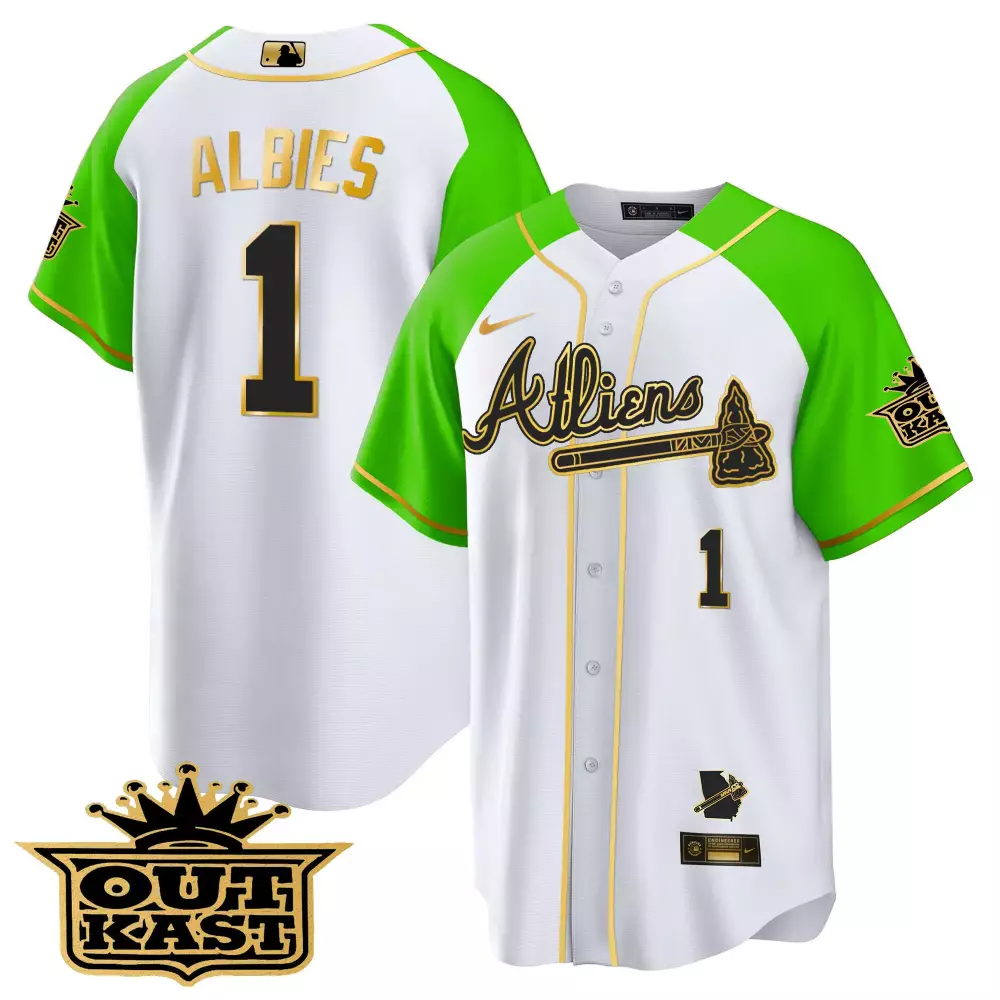albies 1 atheliens 2023 women s all stitched vapor jersey black green outkast edition