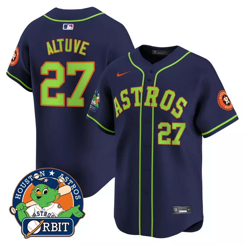 Altuve 27 Houston Astros 2023 Stitched Vapor Jersey | Cream Joker Design | Limited Edition Fan Gear | For Men, Women & Youth