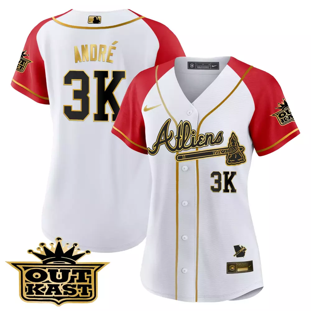 Andr 3K Atlanta 2023 Athliens Outkast Edition Stitched Vapor Jersey | Black & Neon | Limited Edition Fan Gear | For Men, Women & Youth