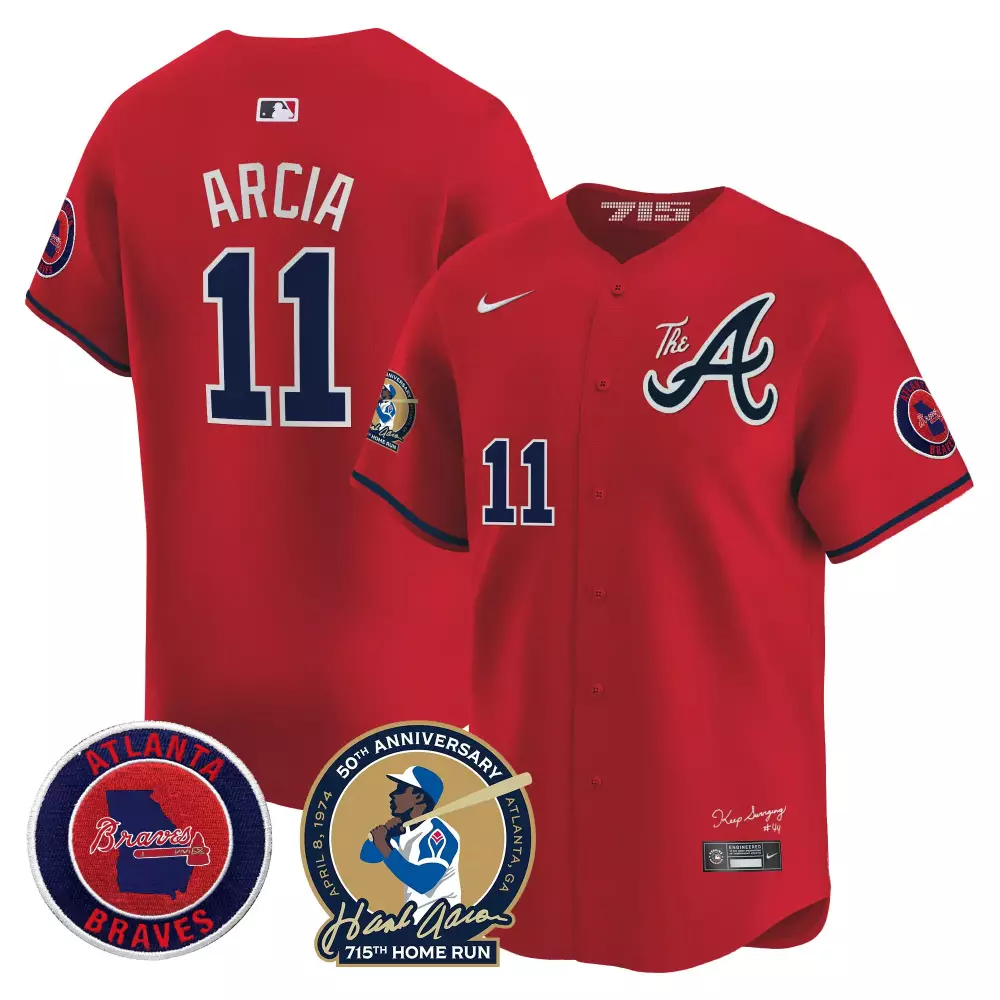 arcia 11 atlanta braves 2023 men s all stitched vapor jersey camo edition