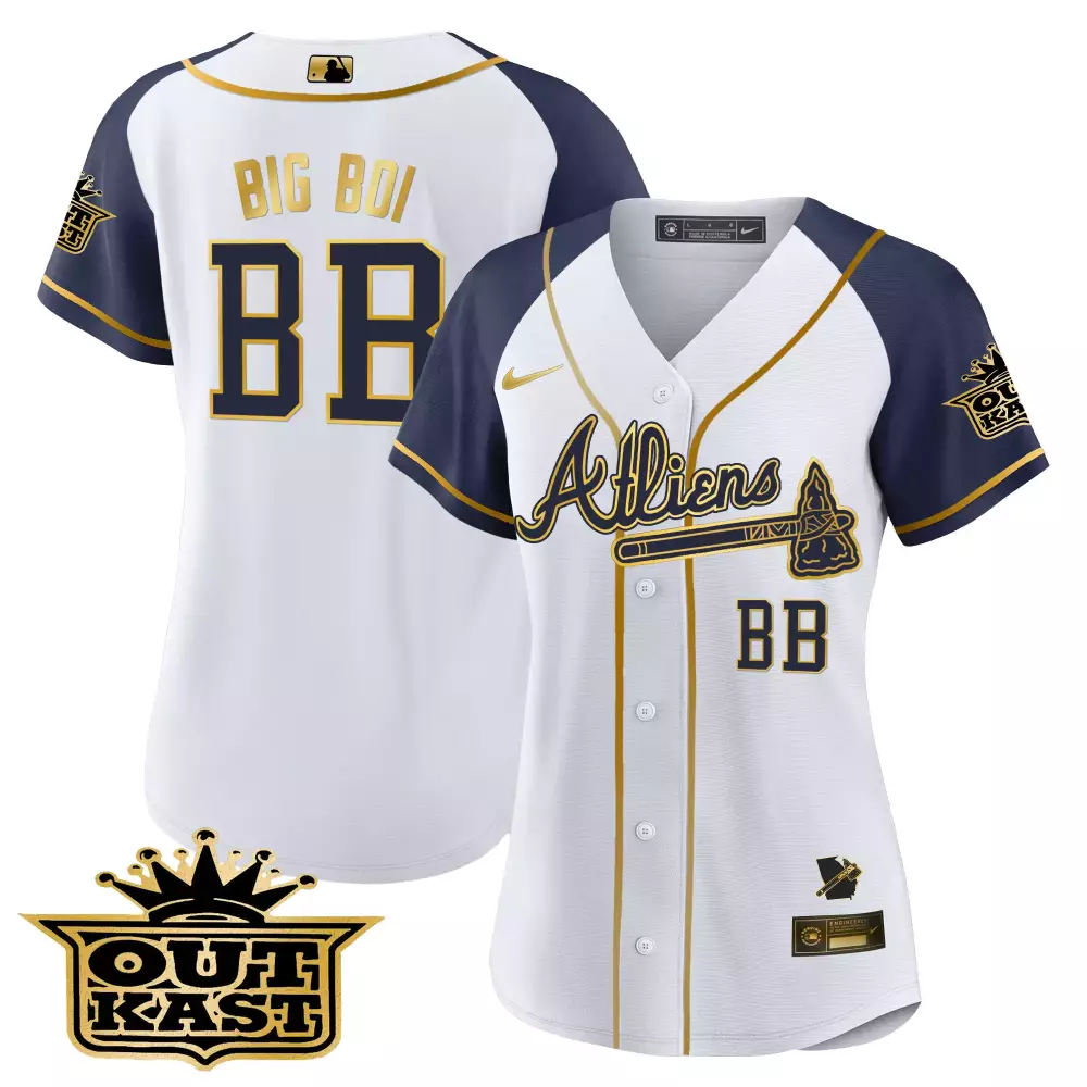 Big Boi Atlanta 2023 Outkast Edition Stitched Vapor Jersey | White | Limited Edition Fan Gear | For Men, Women & Youth