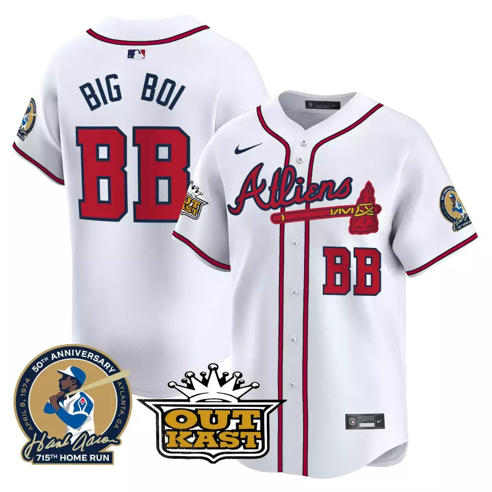 big boi bb atlanta braves 2023 men s all stitched vapor jersey red outkast edition 2