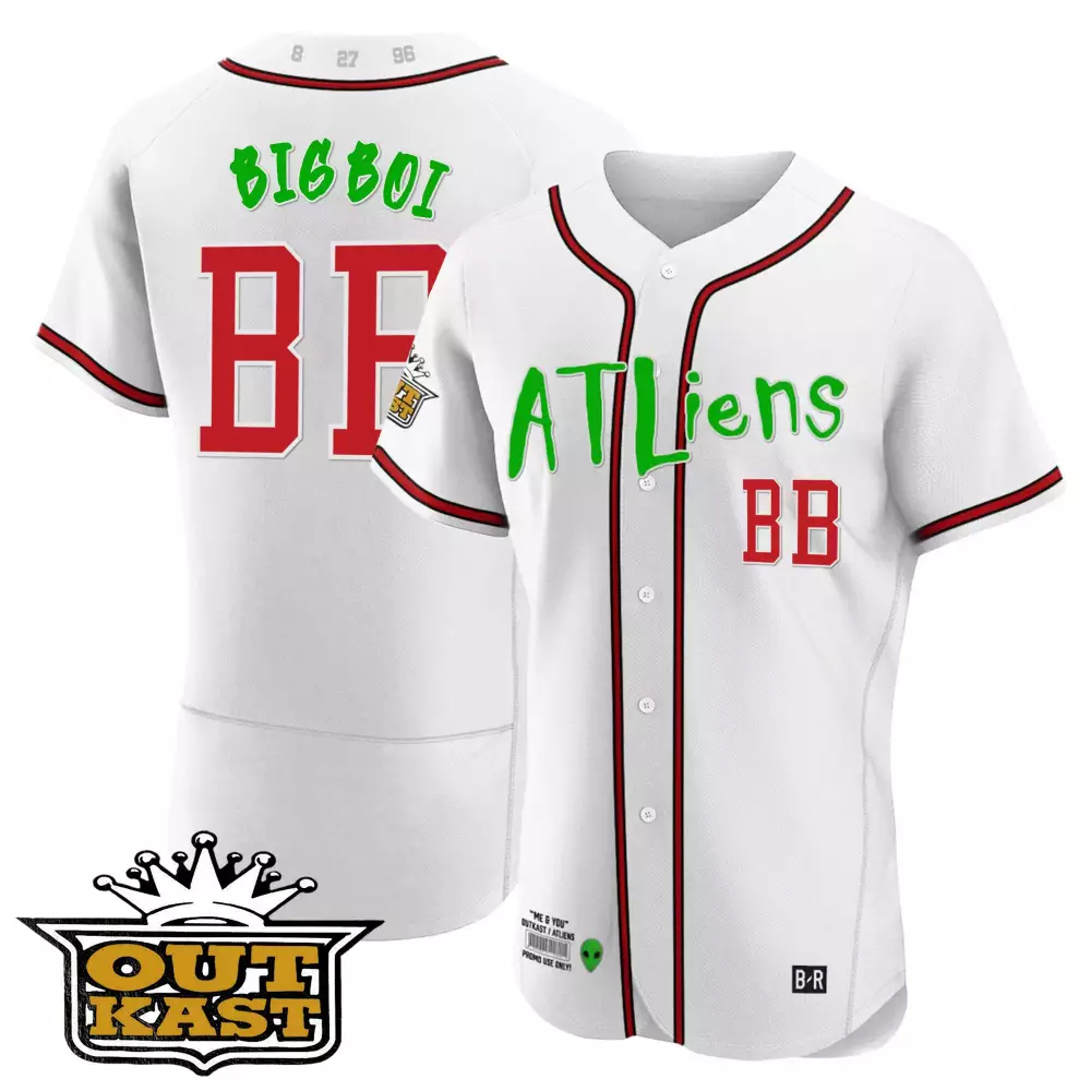 big boi bb atlien jersey 2023 men s outkast stitched vapor black green