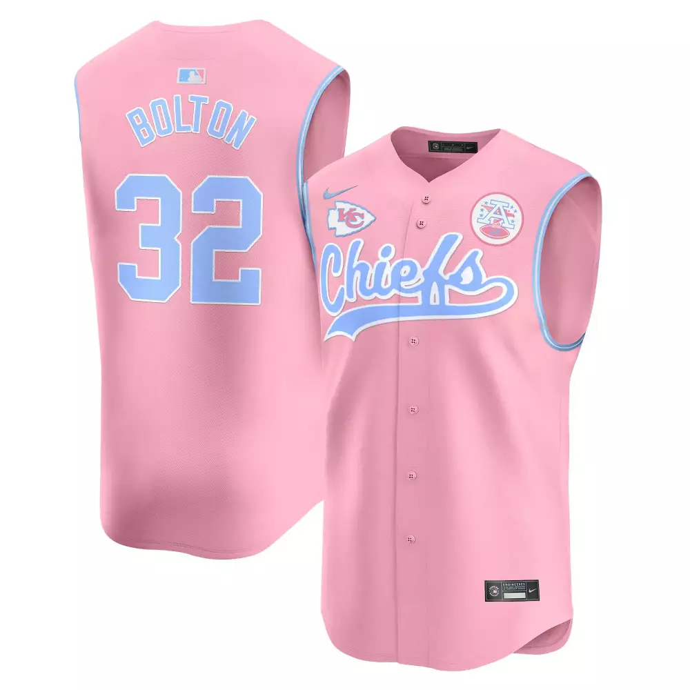 Bolton 32 Kansas City Chiefs 2023 Men's Vapor Jersey | All Stitched Super Bowl LVII Edition White | For Men, Women & Youth