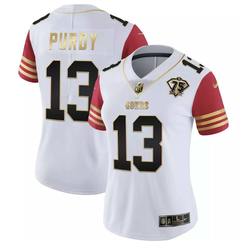 brock purdy 13 san francisco 49ers 2023 men s all stitched vapor jersey red white