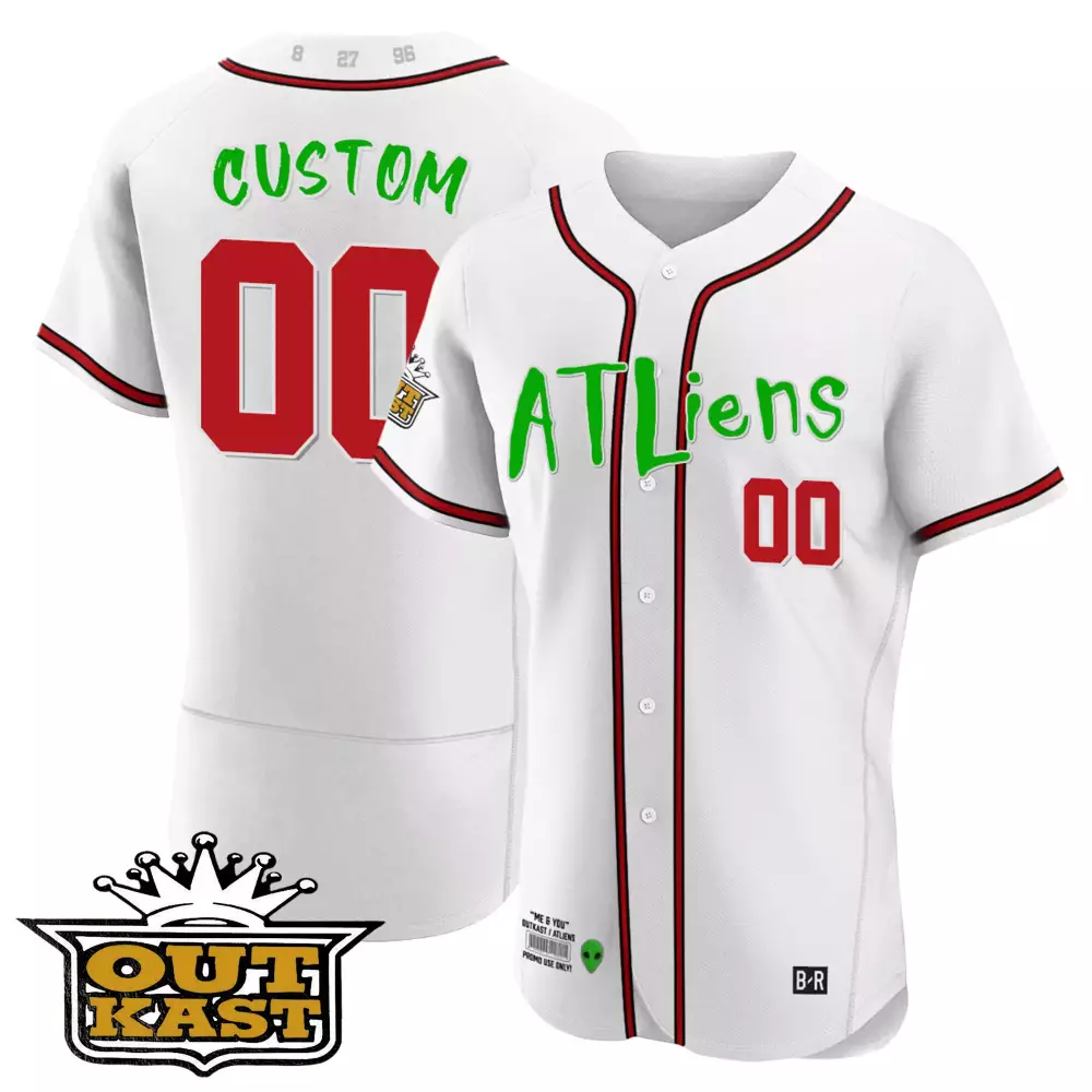 custom atlien jersey 00 outkast 1996 men s all stitched vapor jersey navy