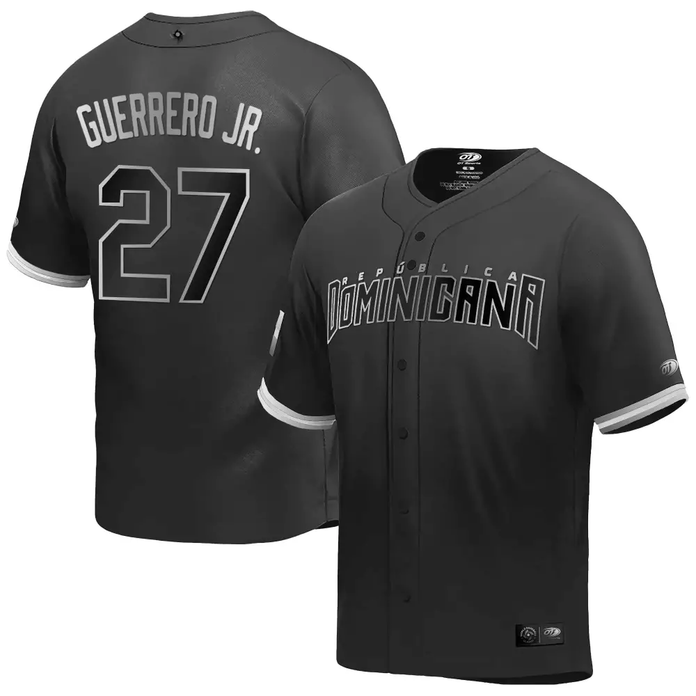 guerrero jr 27 dominican republic 2023 men s all stitched vapor jersey black