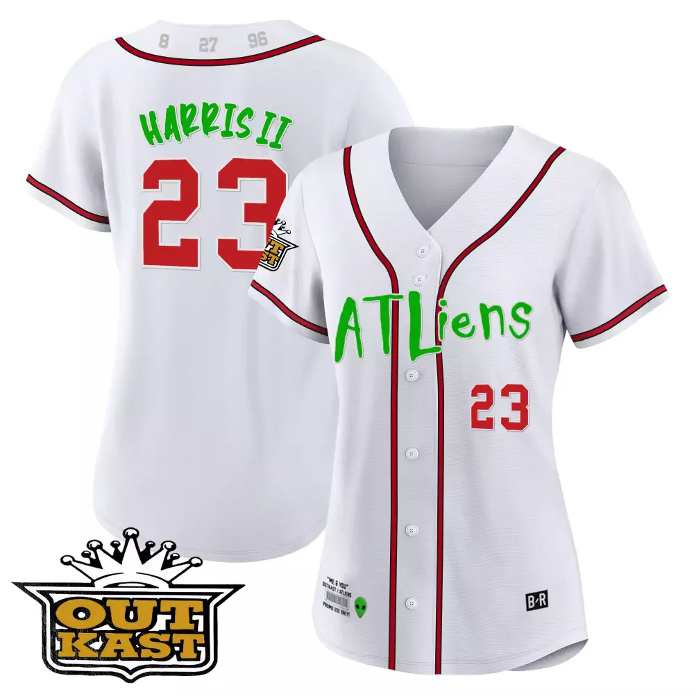 harris ii 23 outkast 2023 women s all stitched vapor jersey white atlien edition