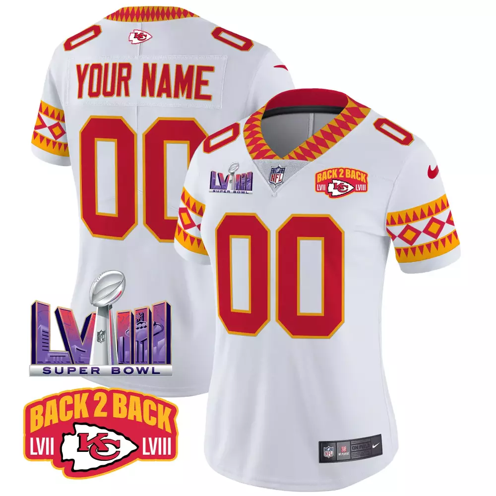 kansas city chiefs women s blue vapor premier limited jersey all stitched super bowl lvii edition