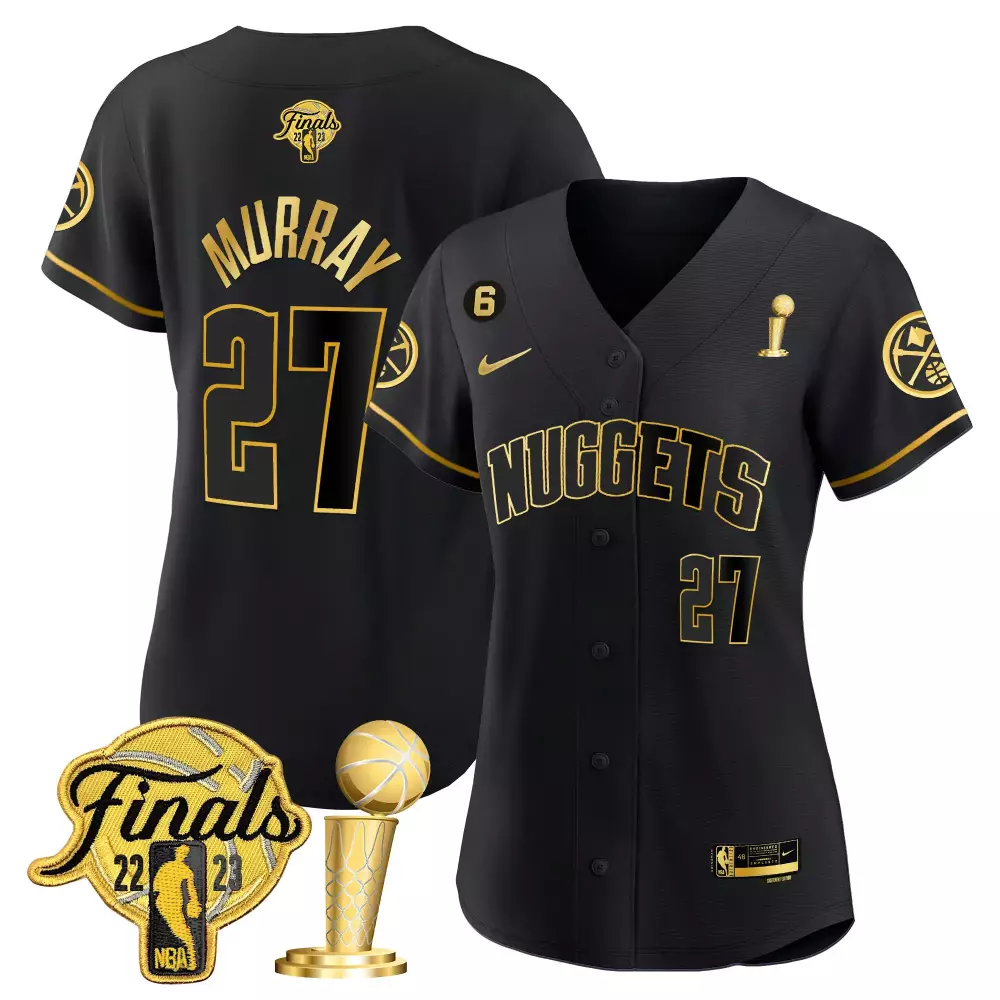 murray 27 nuggets 2022 women s all stitched vapor jersey black finals edition
