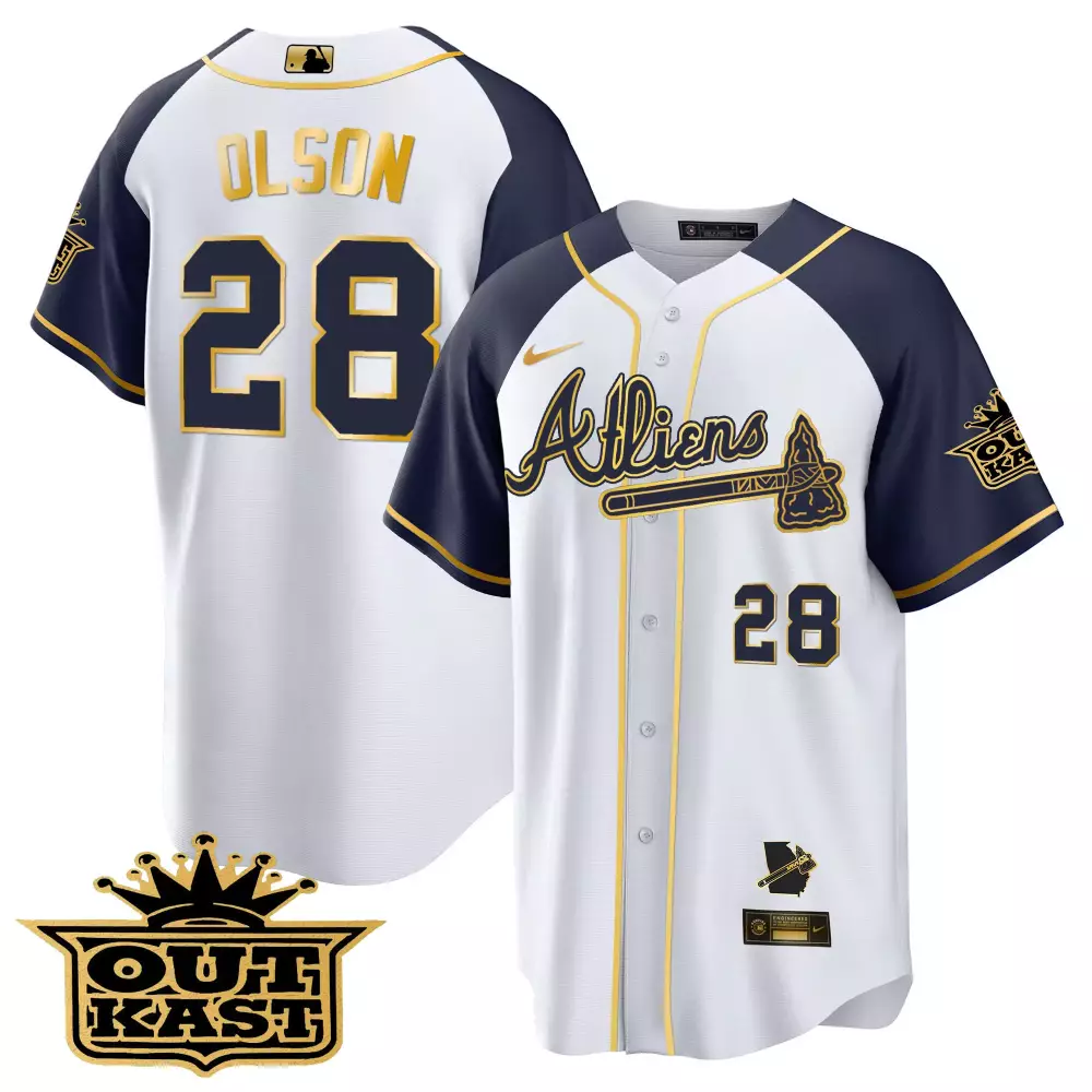 Olson 28 Atlanta 2023 Athliens Men's All Stitched Vapor Jersey | Outkast Edition | For Men