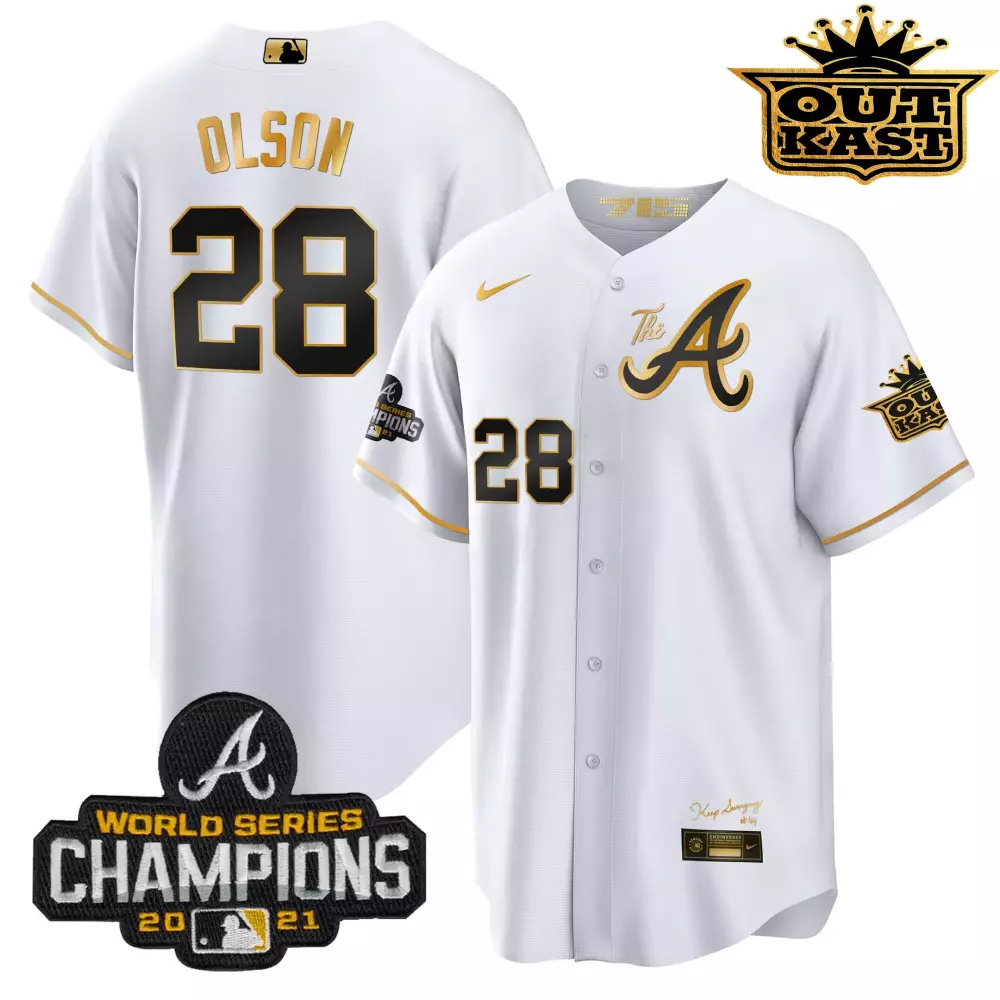 olson 28 atlanta braves 2021 men s all stitched vapor jersey red world series champions 150th anniversary