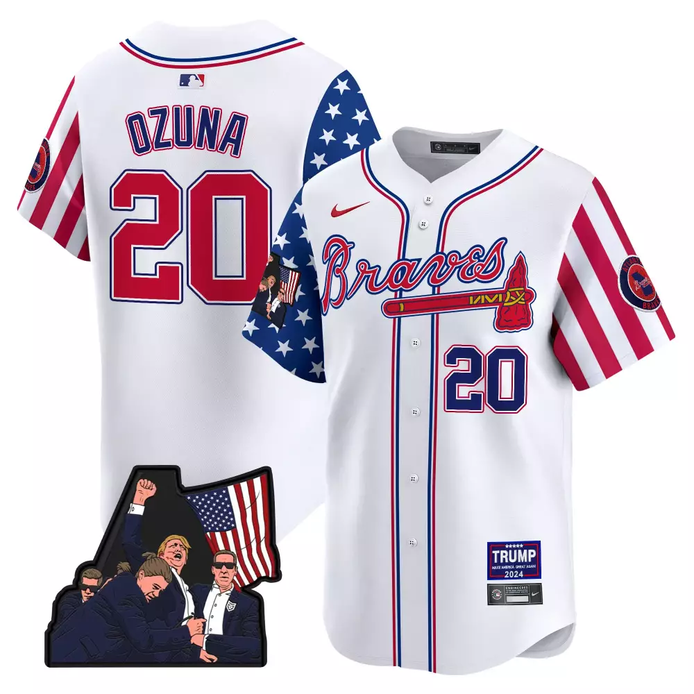 ozuna 20 atlanta braves 2024 blue fourth of july all stitched vapor jersey