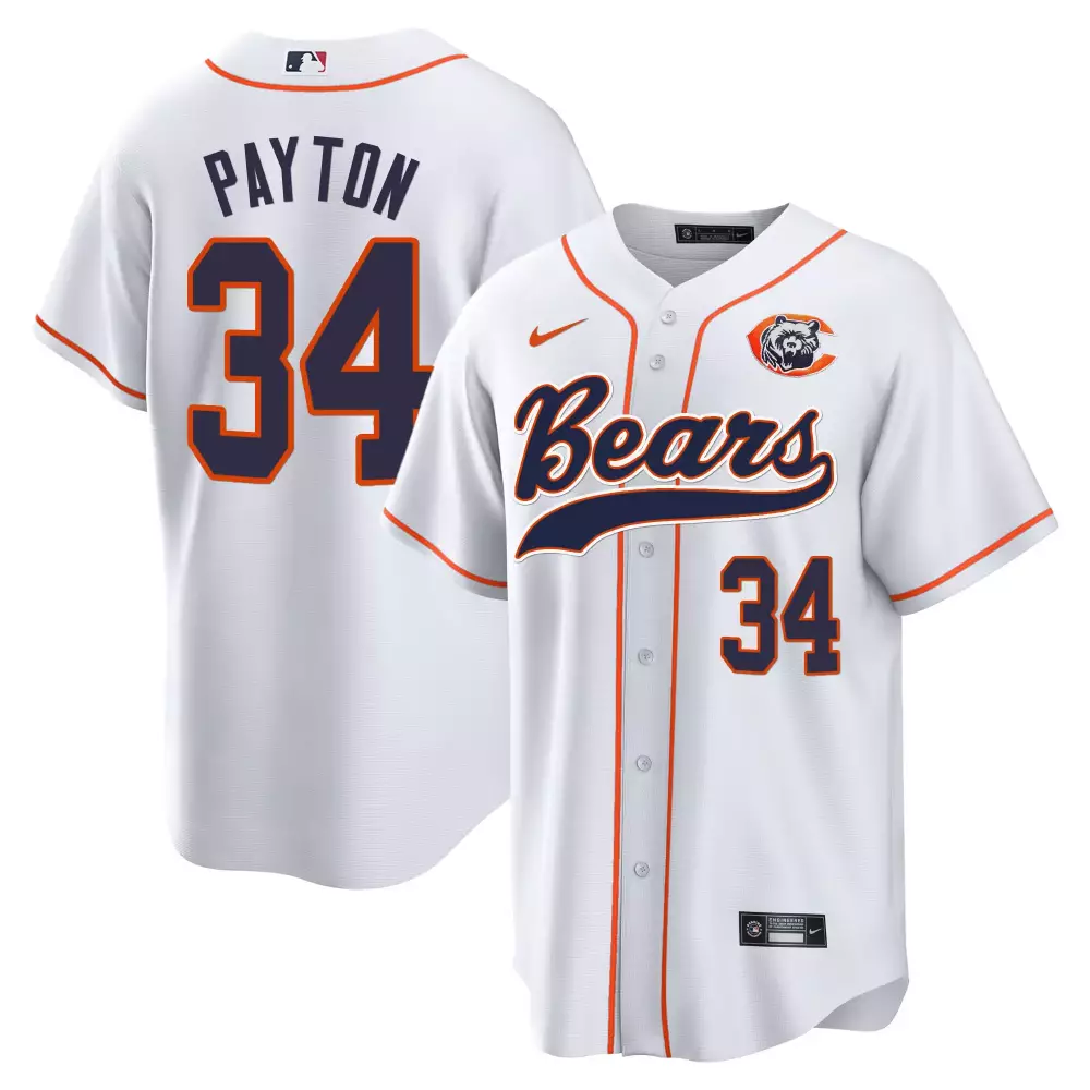 payton 34 bears 2023 men s all stitched vapor jersey white