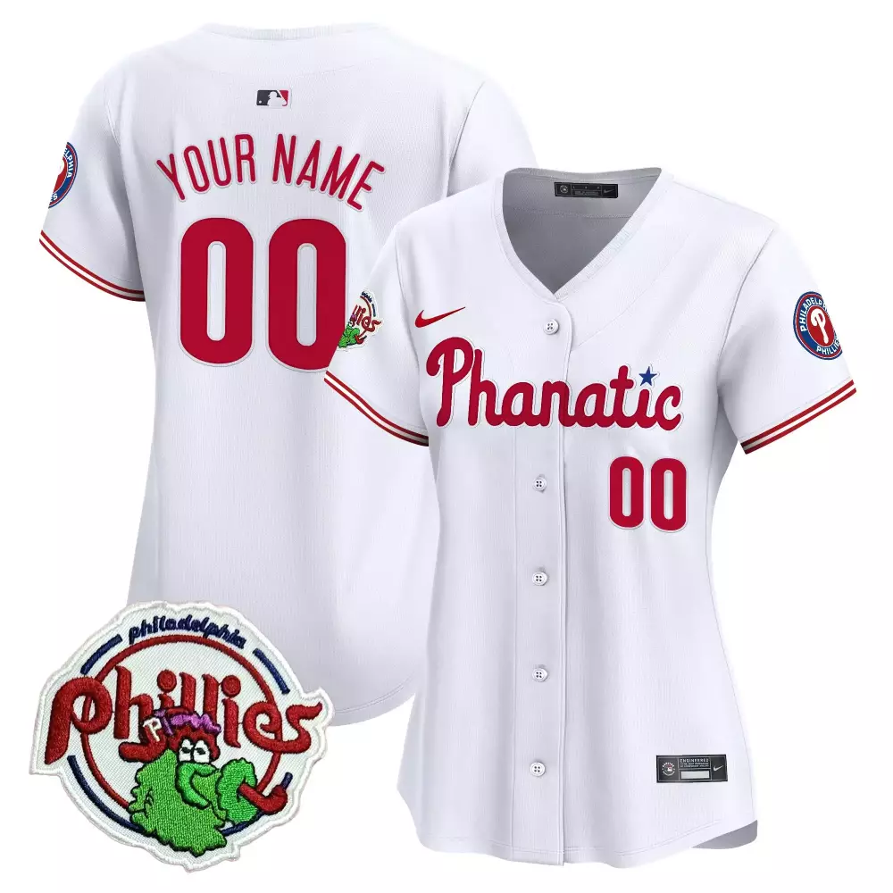 2023 Philadelphia Phillies Women's Stitched Vapor Jersey | Phanatic Blue Edition | Unique Fan Gear | For Men, Women & Youth
