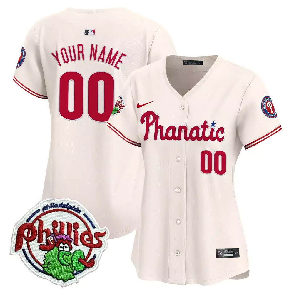 2023 Philadelphia Phillies Women's Stitched Vapor Jersey | Phanatic Blue Edition | Unique Fan Gear | For Men, Women & Youth