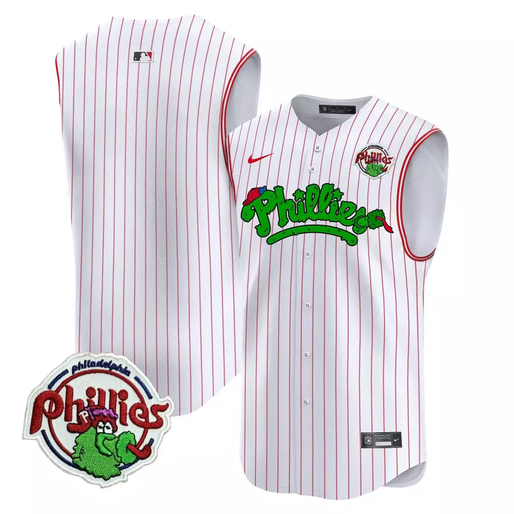 phillies 0 all stitched vapor jersey 2023 men s white red pinstripe design with patch