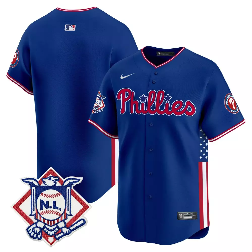 phillies all stitched vapor jersey 2023 men s blue n l patch quality edition