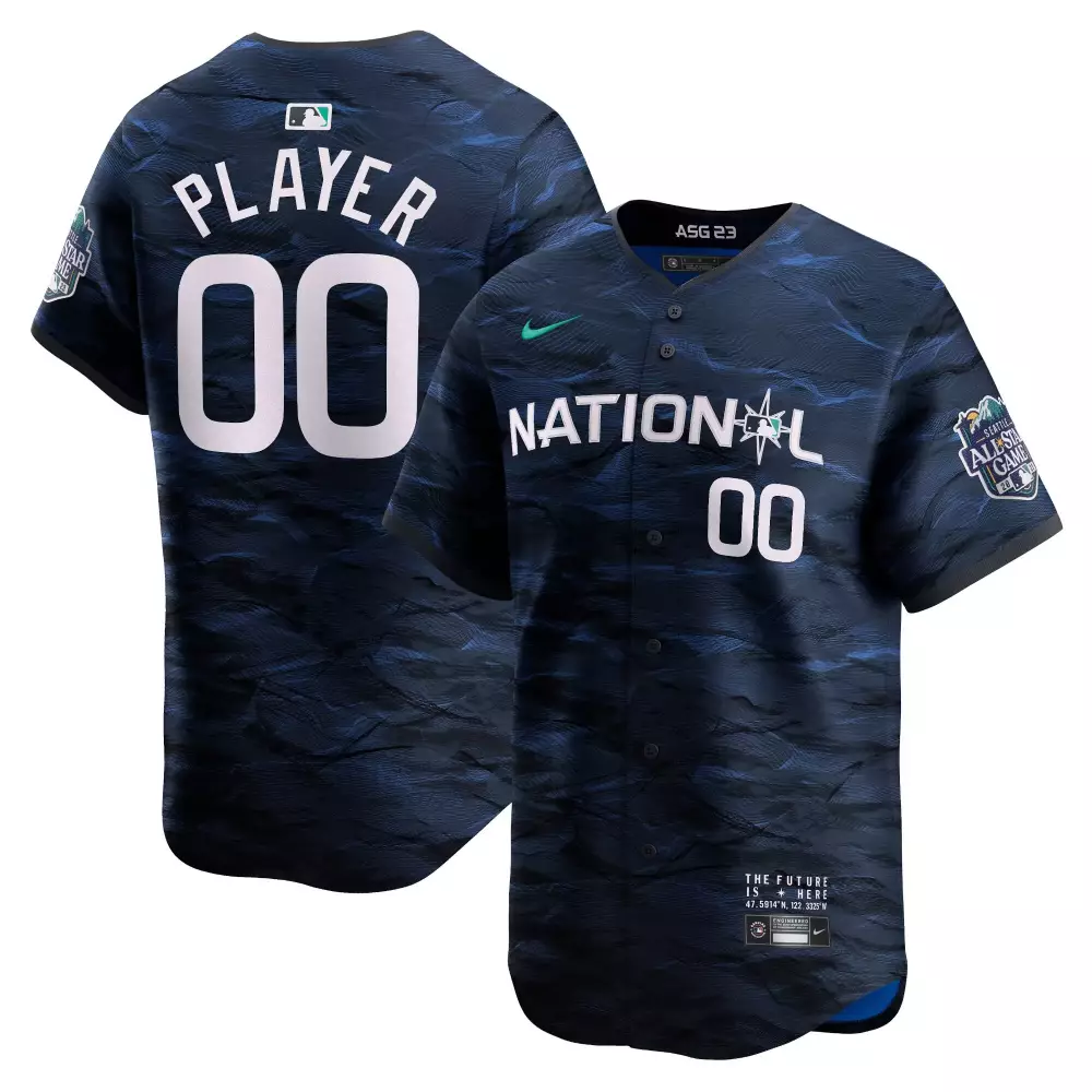 Player Name 00 Carolina 2023 Stitched Vapor Jersey | Light Blue | For Men, Women & Youth