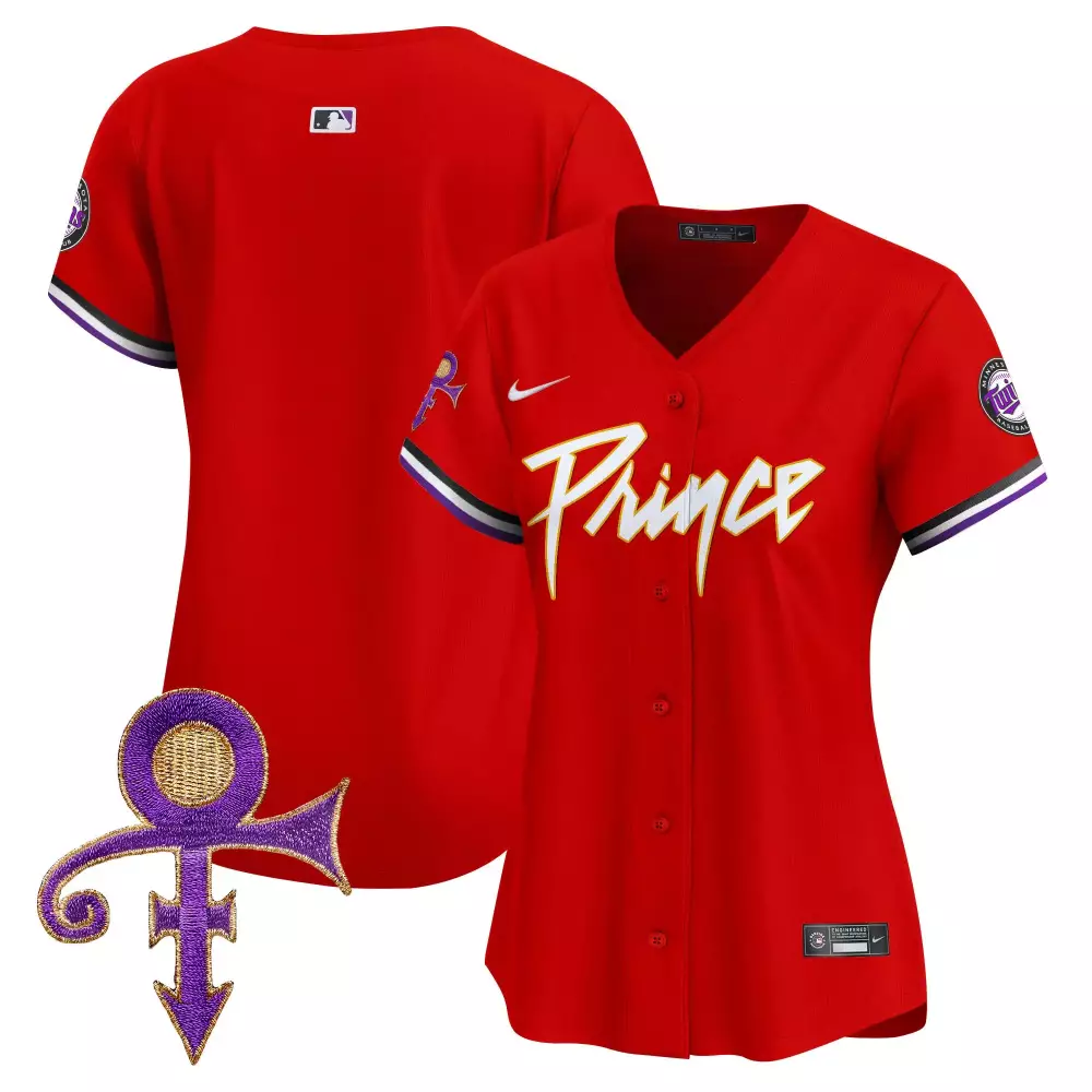 prince 00 minnesota 2023 women s all stitched vapor jersey red edition with patch