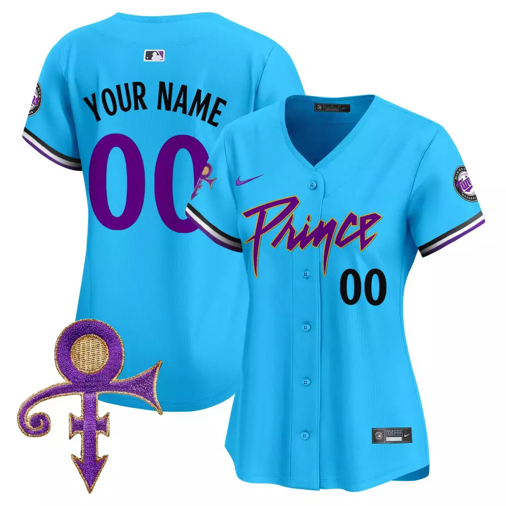 prince 00 mlb jersey 2023 women s all stitched vapor jersey blue purple edition