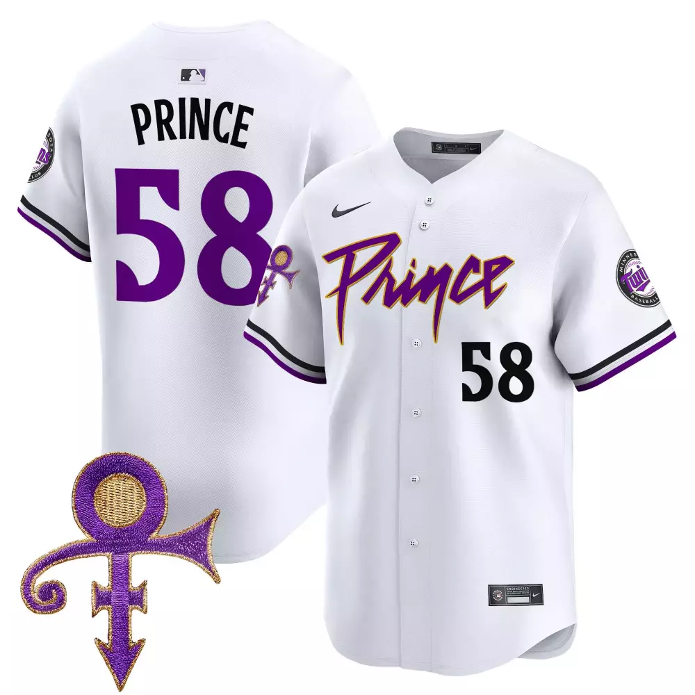 Prince 58 Minnesota Twins 2023 Men's Stitched Vapor Jersey | Red with Patch | Game Day Outfit | For Men, Women & Youth