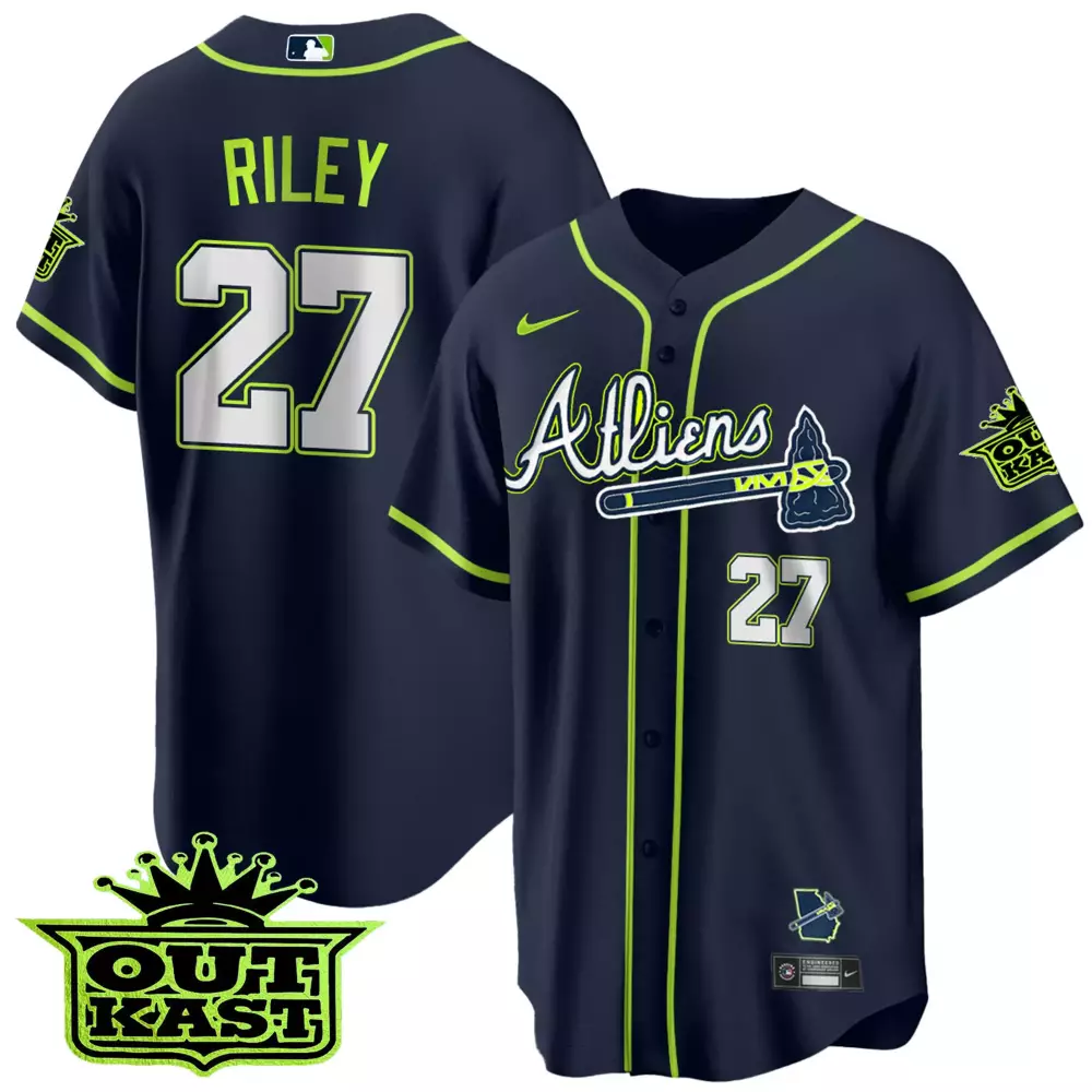 riley 27 athliens 2023 men s all stitched vapor jersey black green outkast edition