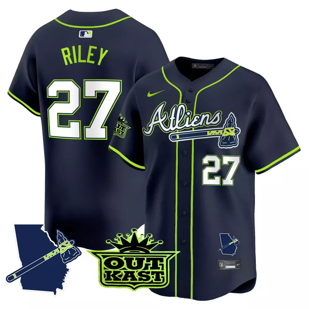 Riley 27 Atlanta 2021 Men's Stitched Vapor Jersey | World Series Champions Edition | Limited Edition Fan Gear | For Men, Women & Youth