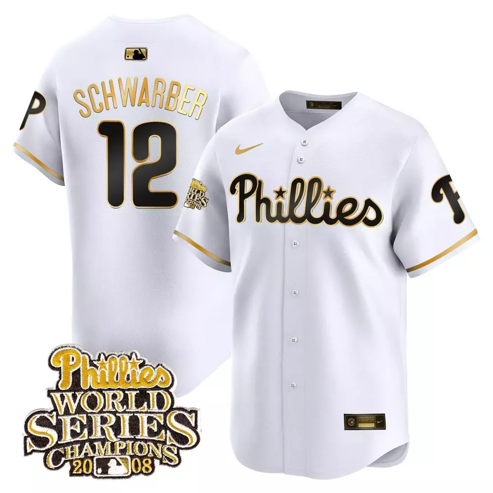 schwarber 12 phillies 2008 men s all stitched vapor jersey white world series champions