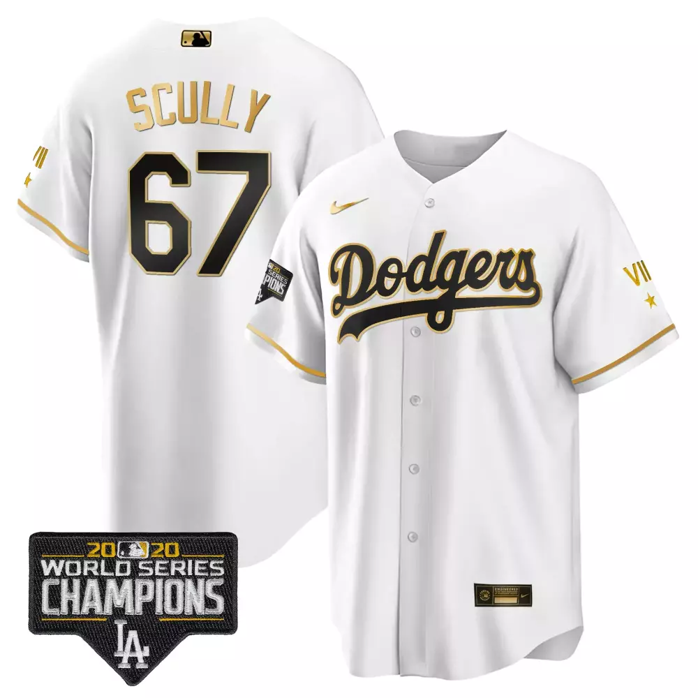 scully 67 dodgers 2020 men s all stitched vapor jersey white world series champions edition