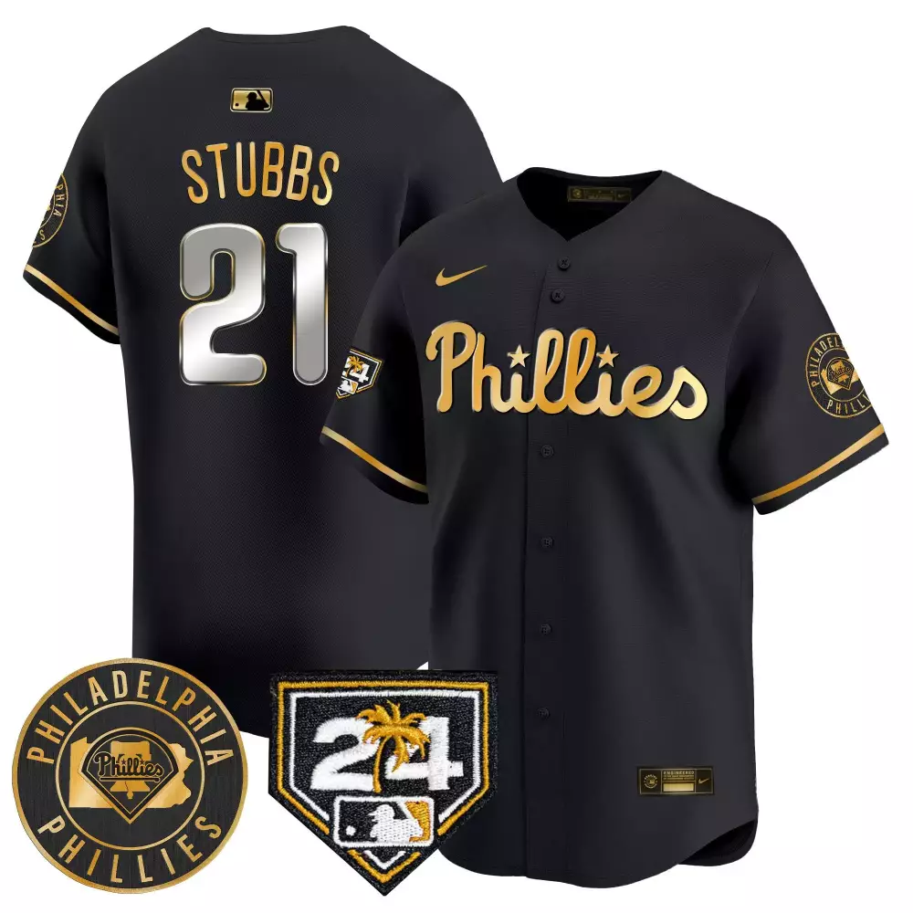 Stubbs 21 Philadelphia Phillies 2008 Men's All Stitched Vapor Jersey | White World Series Champions | Fan Gear for Men, Women & Youth