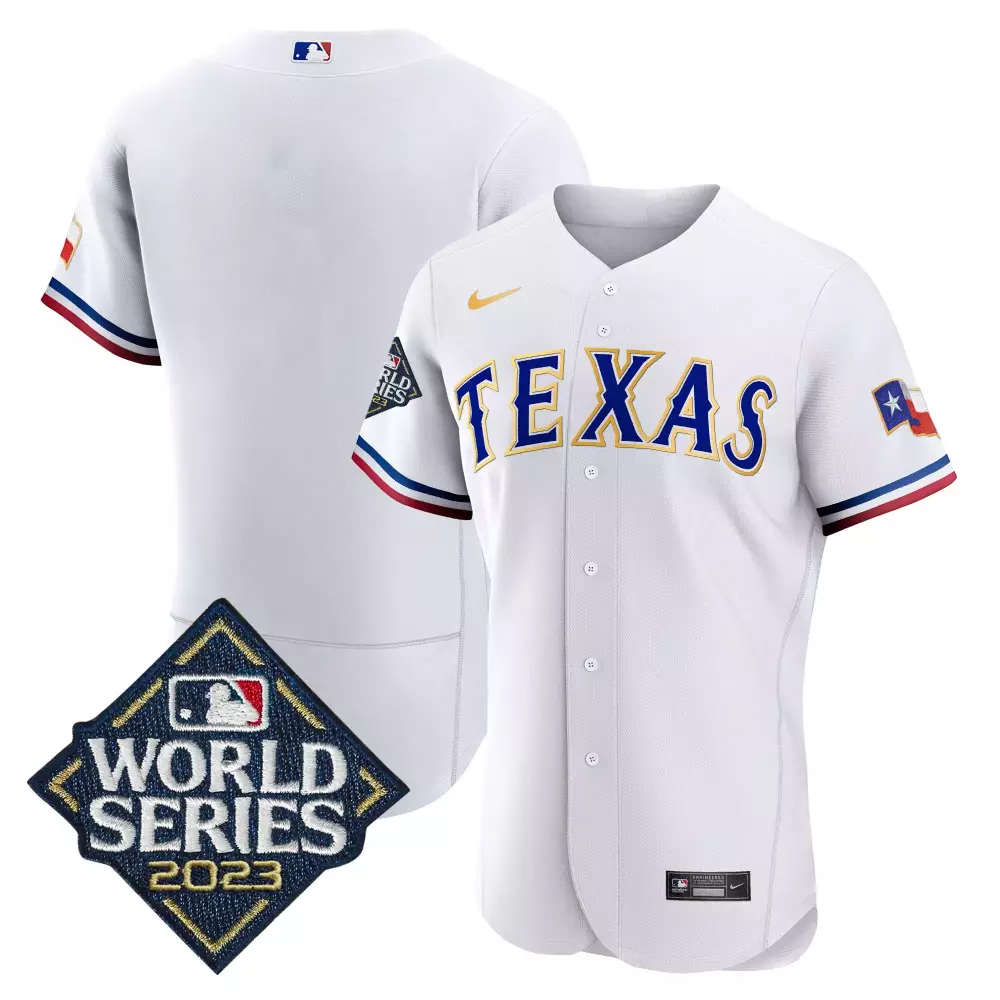 Texas Rangers 2023 Stitched Vapor Jersey | World Series Edition White | Limited Edition Fan Gear for Men, Women & Youth