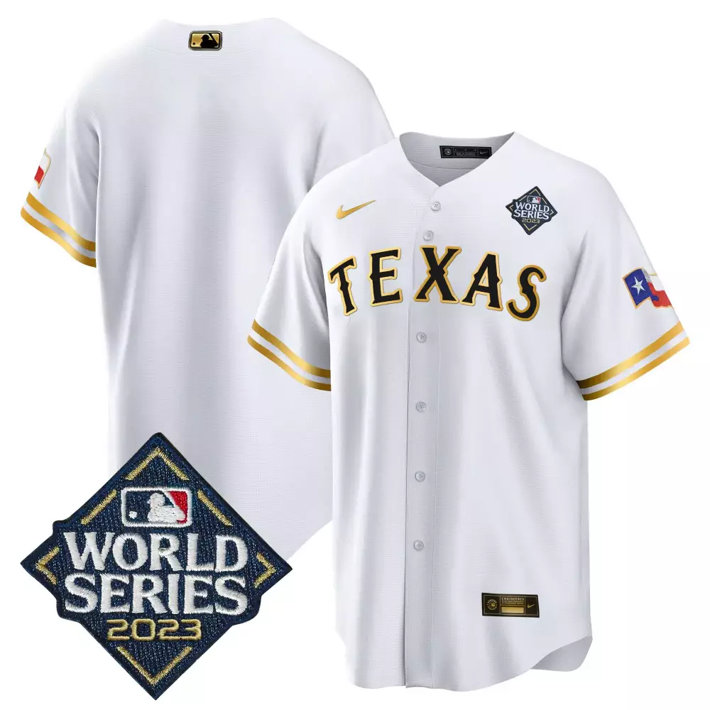 Texas Rangers 2023 Stitched Vapor Jersey | World Series Edition White | Limited Edition Fan Gear for Men, Women & Youth