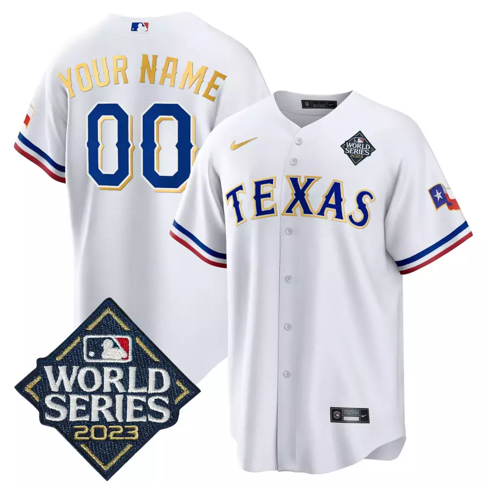 Texas Rangers 2023 Stitched Vapor Jersey | World Series Edition White | Limited Edition Fan Gear for Men, Women & Youth