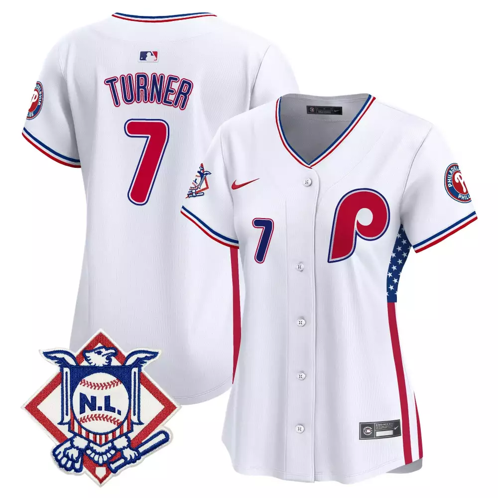 Turner 7 Philadelphia Phillies 2023 Stitched Vapor Jersey | Multi Colorway | Limited Edition Fan Gear | For Men, Women & Youth
