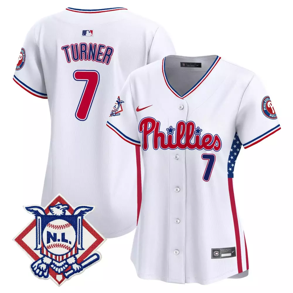 Turner 7 Philadelphia Phillies 2023 Stitched Vapor Jersey | Multi Colorway | Limited Edition Fan Gear | For Men, Women & Youth